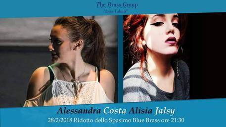 Musica:  Alessandra Costa e Alisia Jalsy al Blue Brass