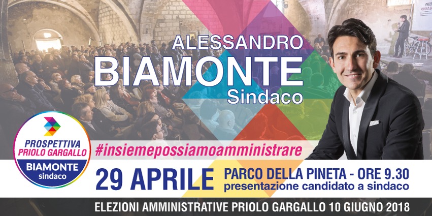 Prospettiva Priolo Gargallo: il 29 aprile al parco della pineta una grande festa democratica per i cittadini di Priolo Gargallo