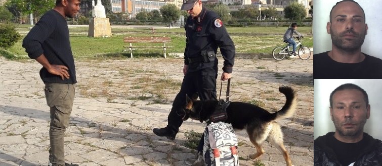 I carabinieri passano al setaccio il parco Robinson: 2 arresti per droga