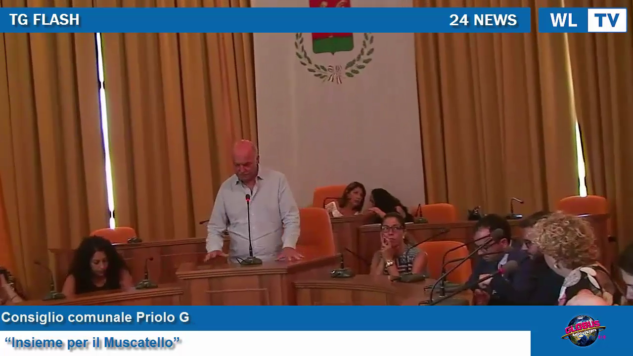 TG FLASH DEL 26 LUGLIO 2018 Consiglio comunale Priolo G. “Insieme per il Muscatello”