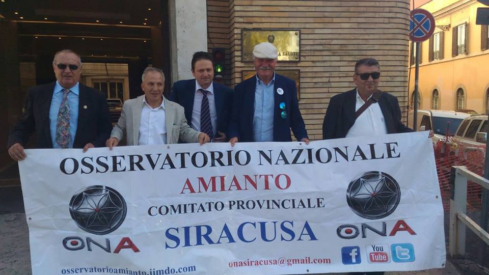 Amianto in Sicilia: convegno dell’ONA il 23 marzo a Floridia