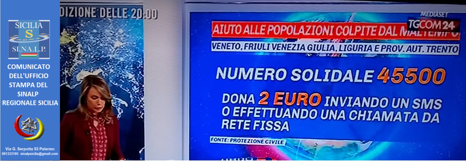 Sinalp: La Sicilia colpita dal Maltempo e dal Governo ed i Politici Siciliani non reagiscono