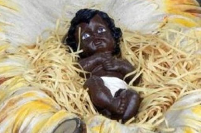 Sortino : Bambinello nero in presepe nella chiesa dei cappuccini ,polemica Lega