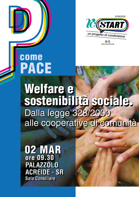 “Dalla legge 328/2000 alle cooperative di comunità”, sabato 2 marzo a Palazzolo Acreide torna l’appuntamento con ReStart