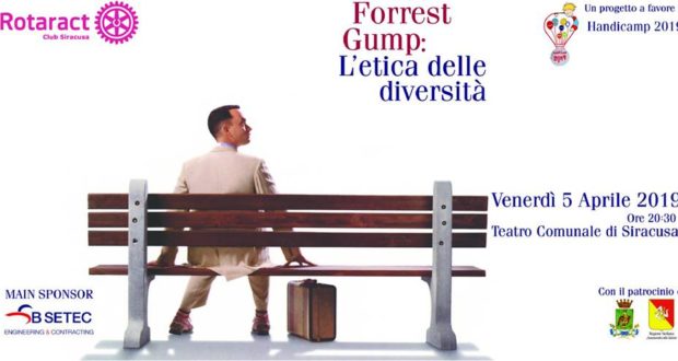 Siracusa, al teatro Forrest Gump spettacolo per finanziare un campo estivo per disabili