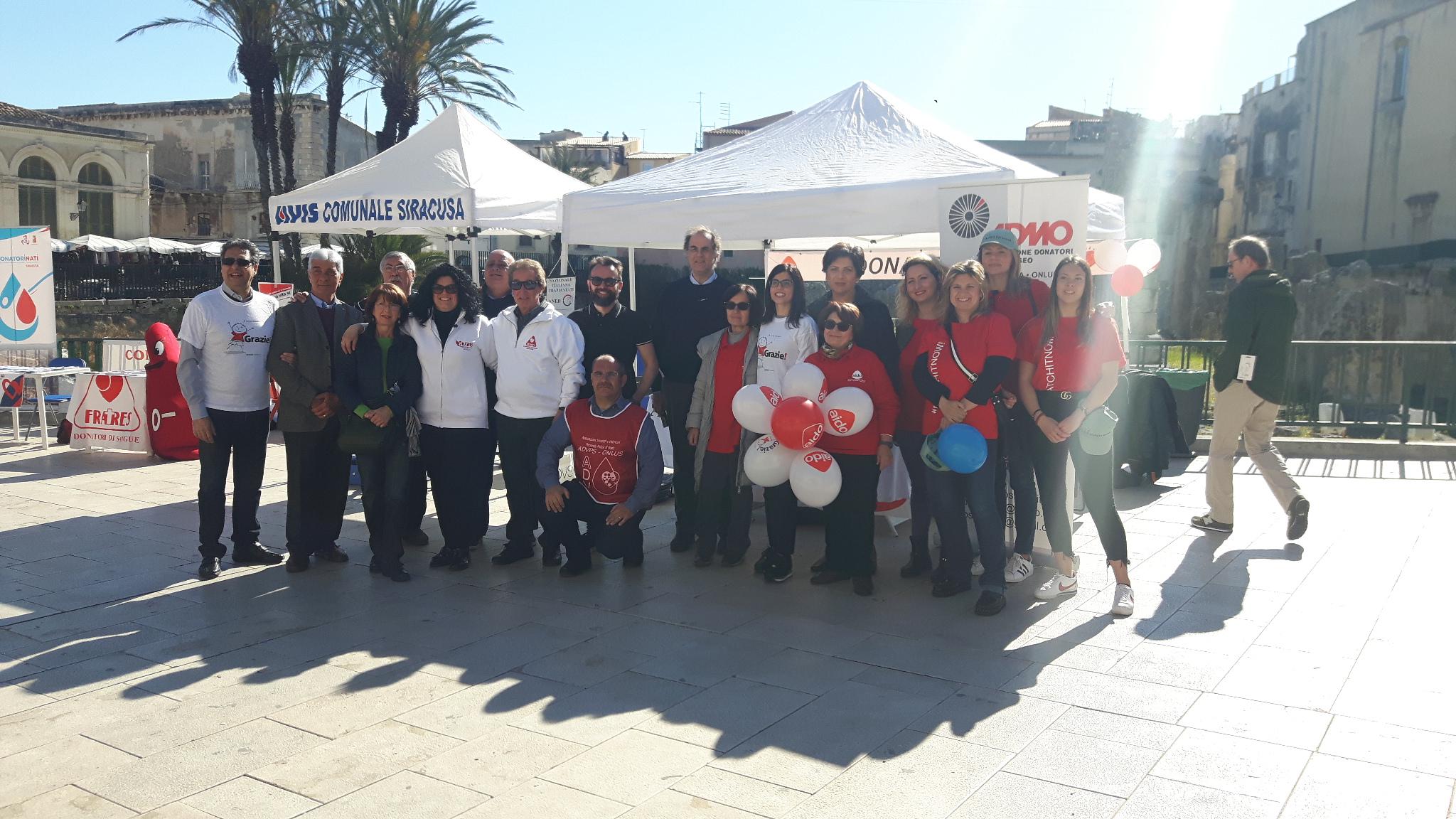 Giornata nazionale donazione organi , a Siracusa tante adesioni