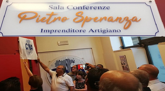 CNA Siracusa, con una commovente cerimonia intitolata a Pietro Speranza la sala conferenze