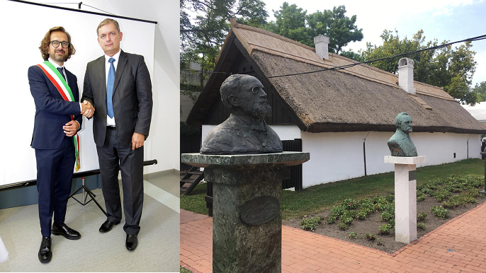 Noto e Kiskiros, amicizia nel segno di Petöfi e Cassone