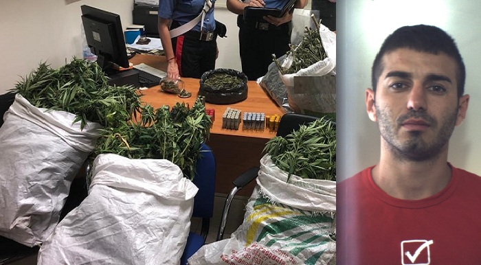 Carlentini, custodiva in un pozzo 3 chili marijuana: arrestato 28enne (Video)