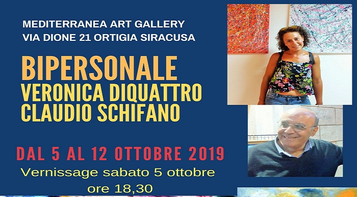 Nuova stagione di mostre alla Mediterranea Art Gallery di Siracusa: si comincia a ottobre  con Schifano e Diquattro