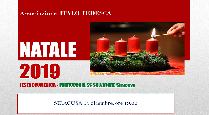 Natale: Festa Ecumenica 2019