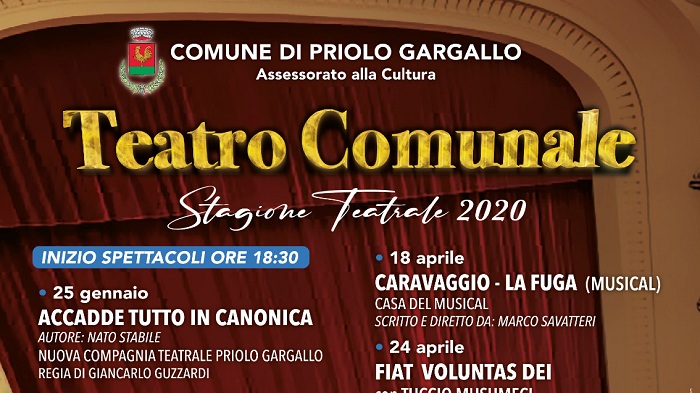 Teatro comunale di Priolo: al via stagione 2020, domani in scena “Accadde Tutto in Canonica”