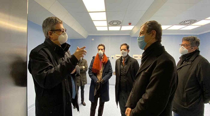 Coronavirus: ex Imi di Palermo diventa Covid-Hospital, sopralluogo di Musumeci