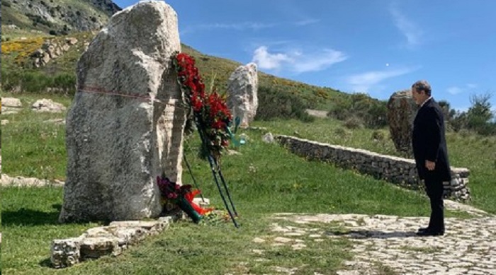 1 maggio: il Presidente Musumeci a Portella Ginestra per omaggio a vittime