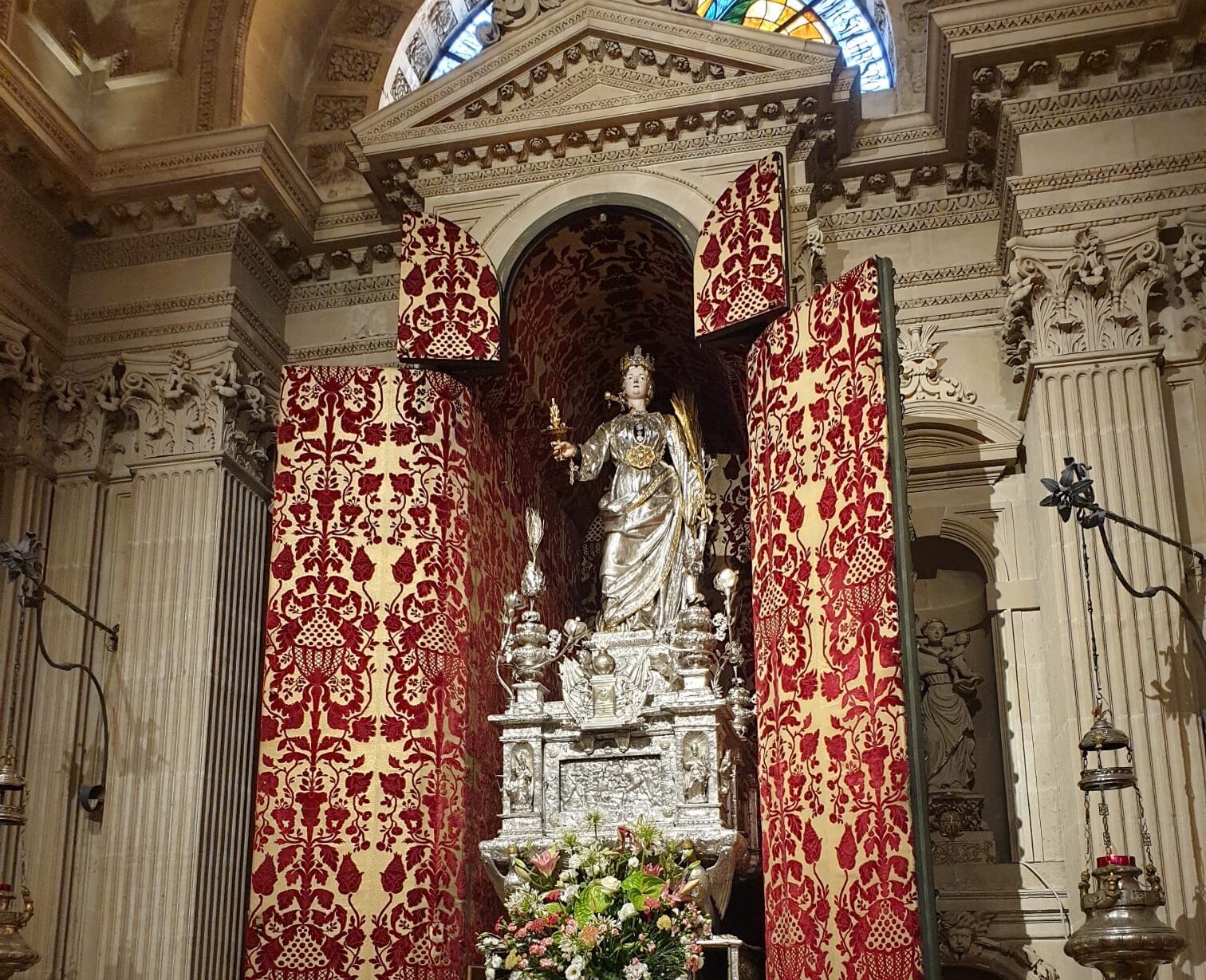 Siracusa. Esposizione straordinaria del simulacro di Santa Lucia