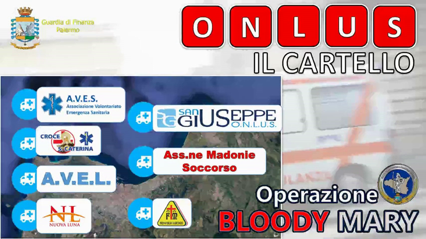 Palermo – Operazione Bloody  Mary, false Onlus per trasporto emodializzati: 6 arresti, sequestrate Avel e confraternita Misericordia (video)
