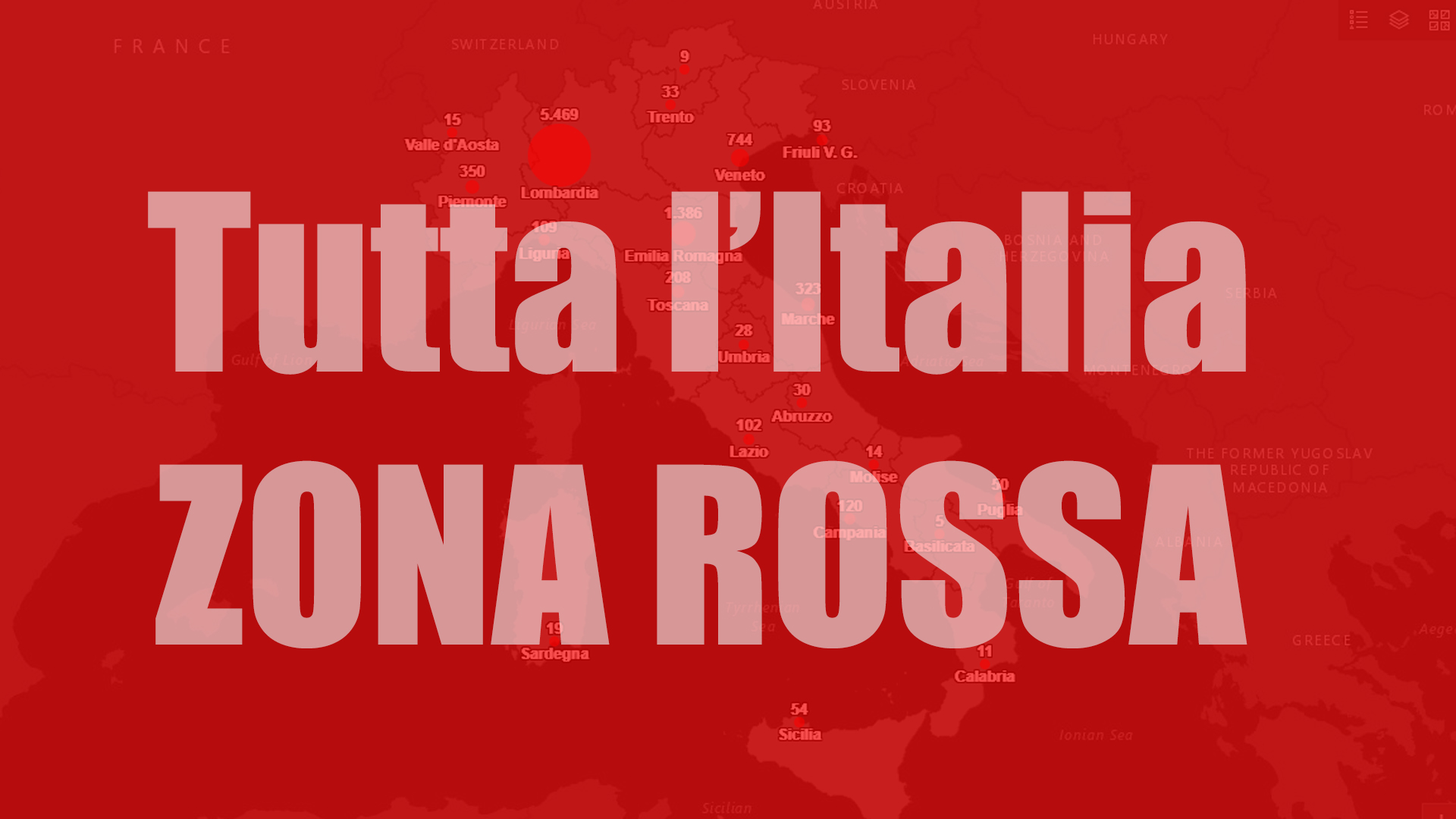 Verso una nuova stretta, ipotesi zona rossa in tutta l’italia nel prossimo Weekend: stasera CMD