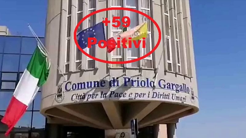 Covid – Sono 59 i positivi a Priolo Gargallo