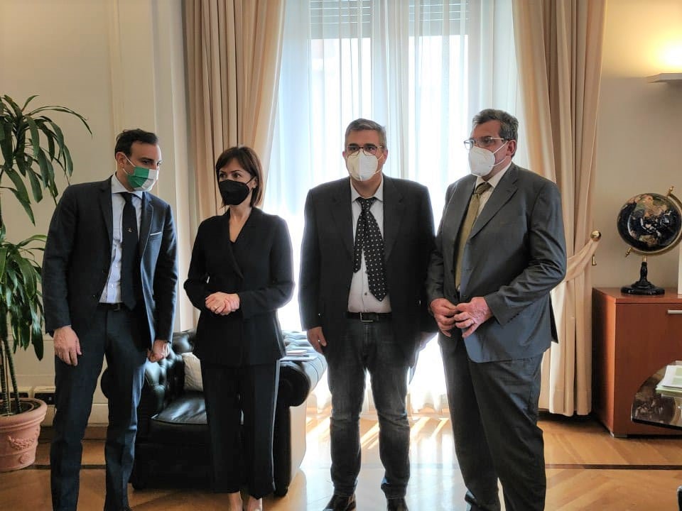 Il ministro per il Sud Mara Carfagna ha incontrato la delegazione delle Zone Franche Montane di Sicilia