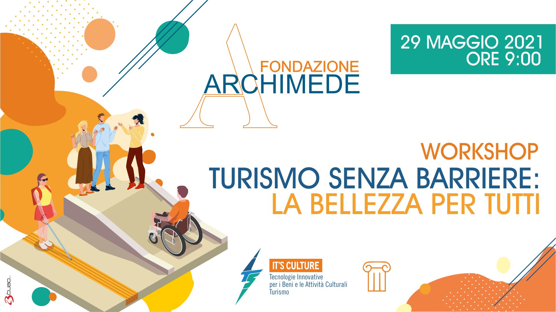 TS Fondazione Archimede, sabato 29 maggio un webinar sul turismo accessibile