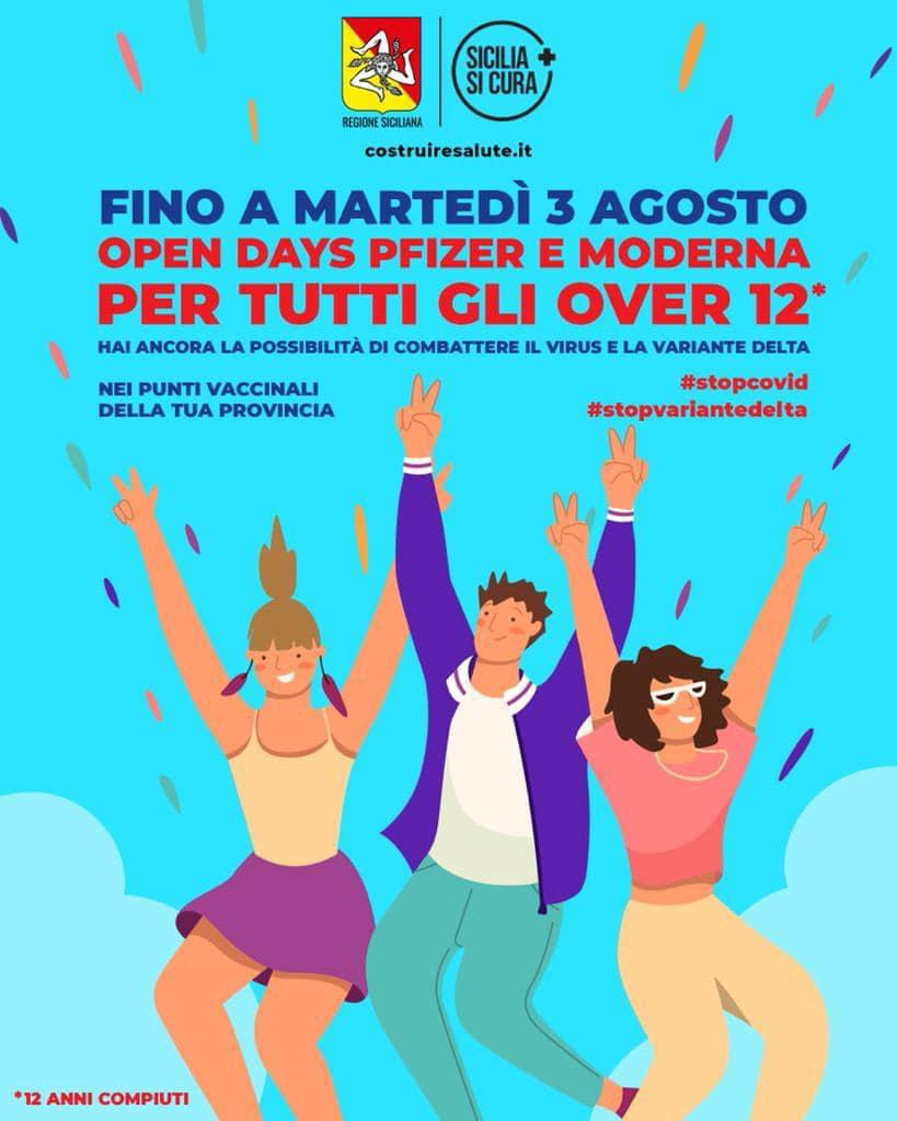 Priolo  – Vaccini: continua Open Days fino al 3 agosto