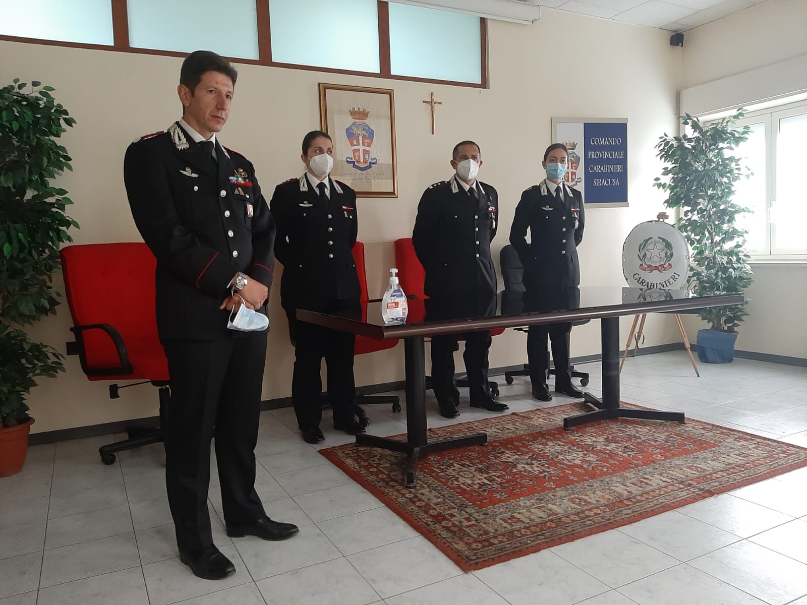 Siracusa  – In provincia giunti 3 ufficiali dei carabinieri