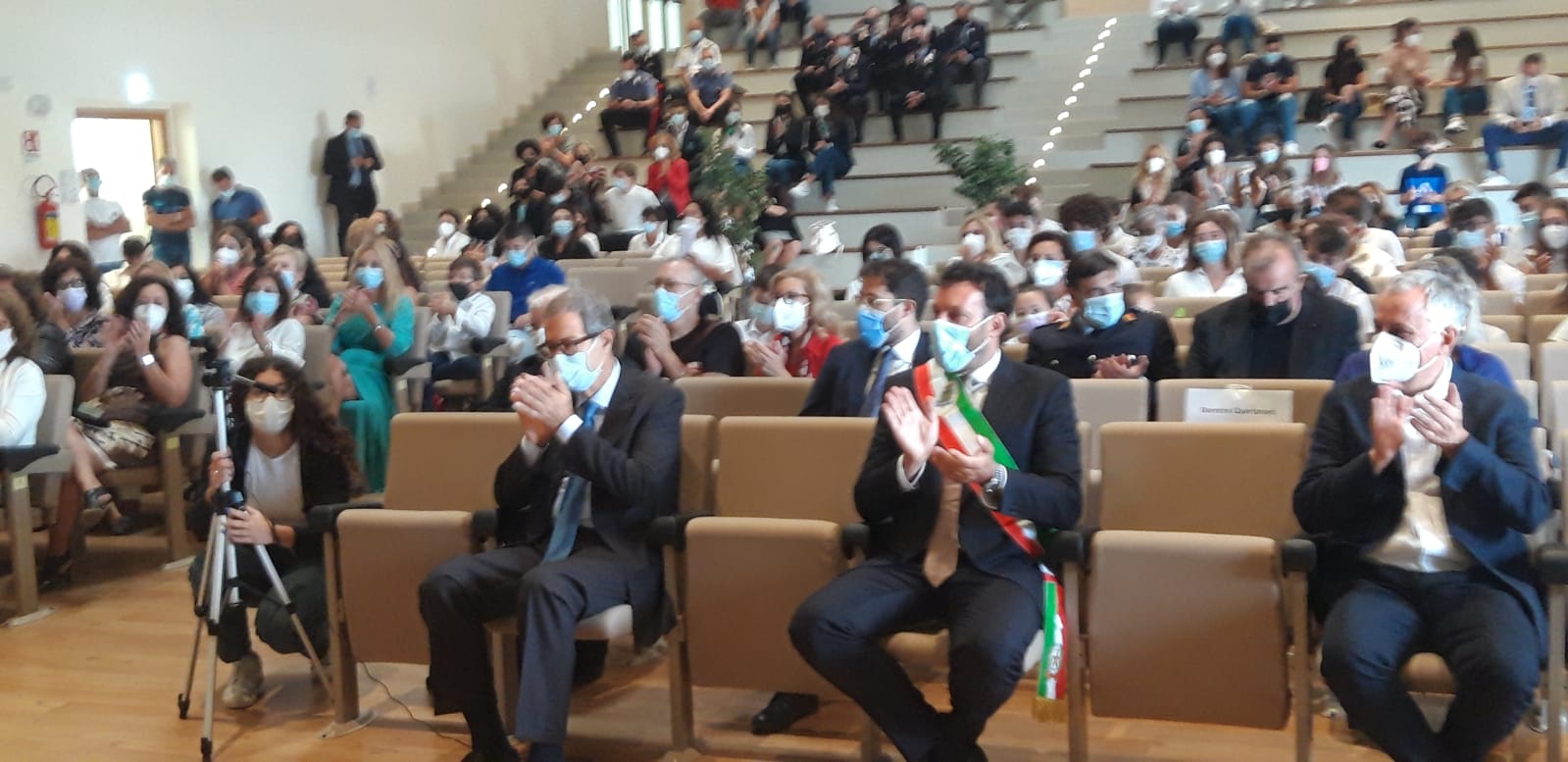 Alla presenza del sindaco Italia e del presidente della Regione Musumeci  inaugurato il nuovo anno scolastico