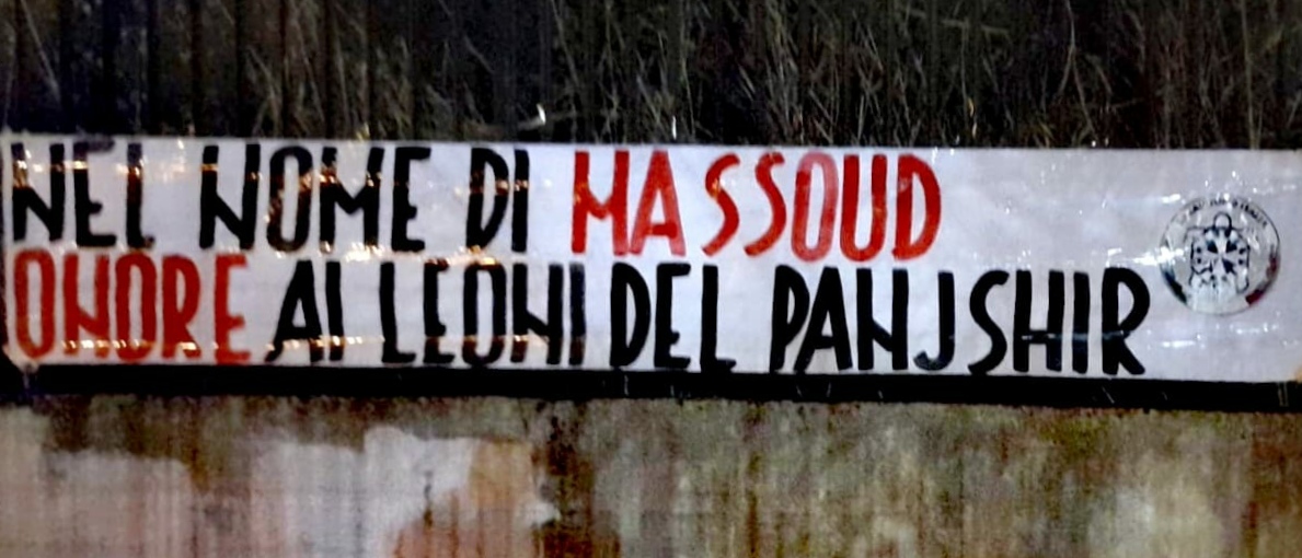 CasaPound: striscioni in tutta Italia per onorare i combattenti afghani del Panjshir