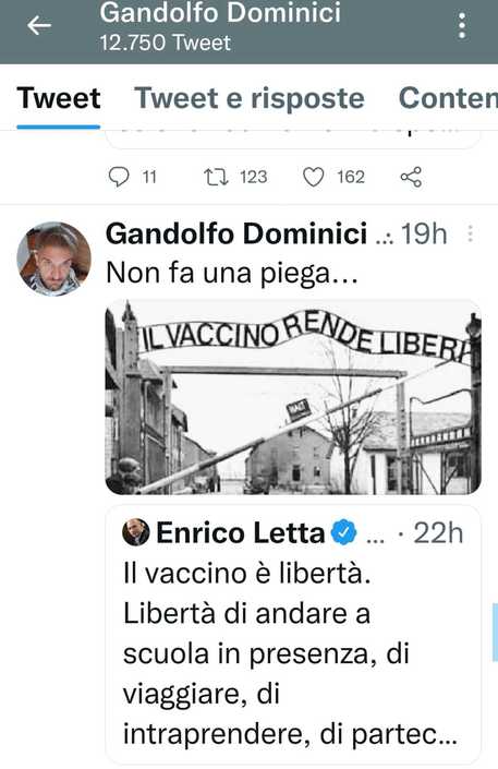 Sicilia – Docente No vax paragona vaccino ad Auschwitz, è polemica