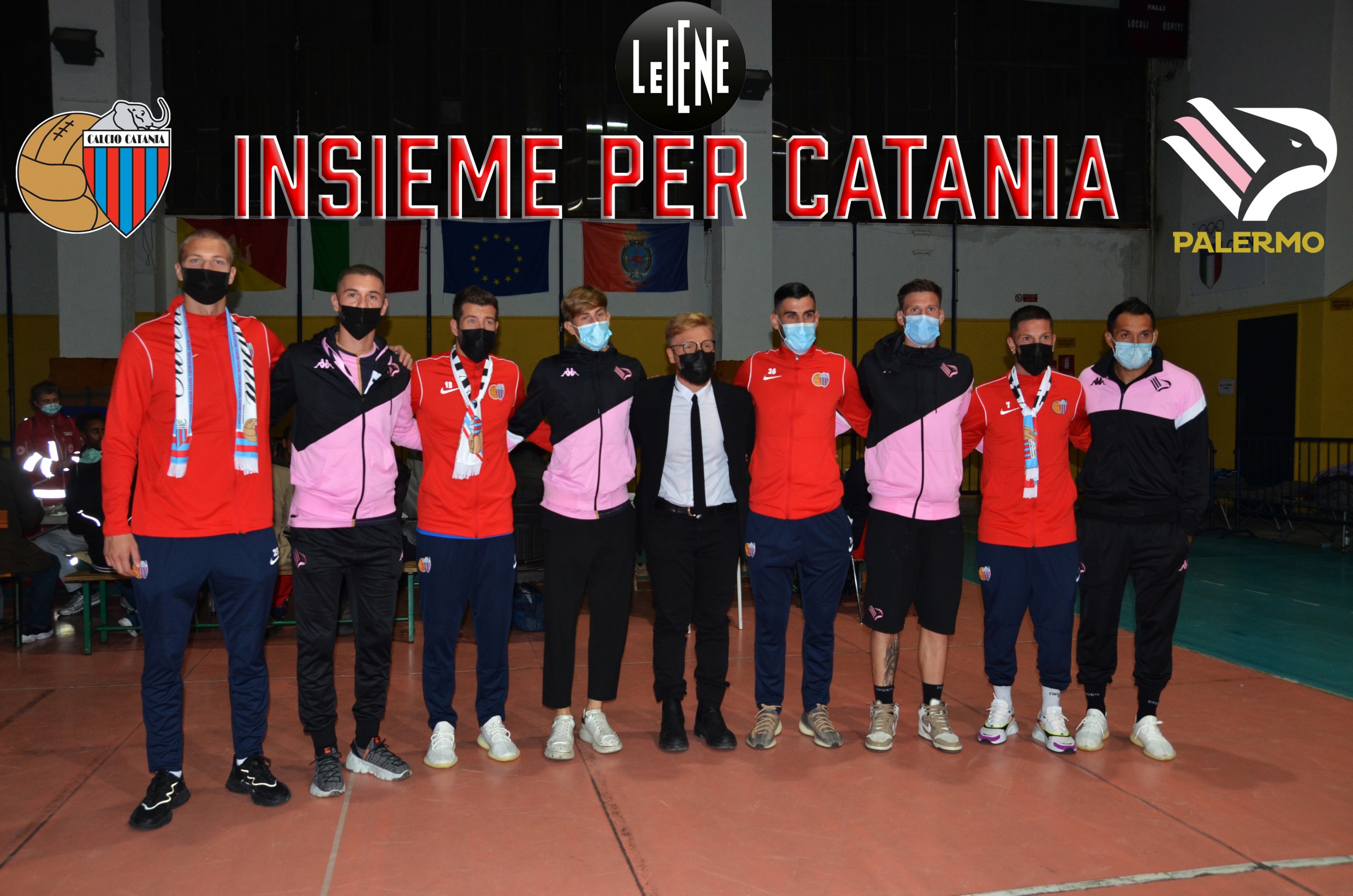 Calcio Catania e Palermo F.C. unite nel segno della Solidarietà – stasera alle Iene