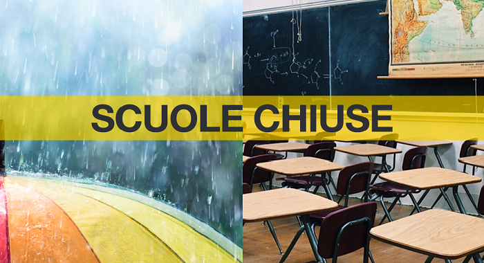 Maltempo –  Domani, chiuse le scuole di ogni ordine e grado della provincia di Siracusa