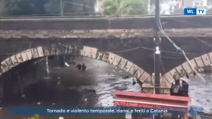 Tornado e violento temporale, danni e feriti a Catania