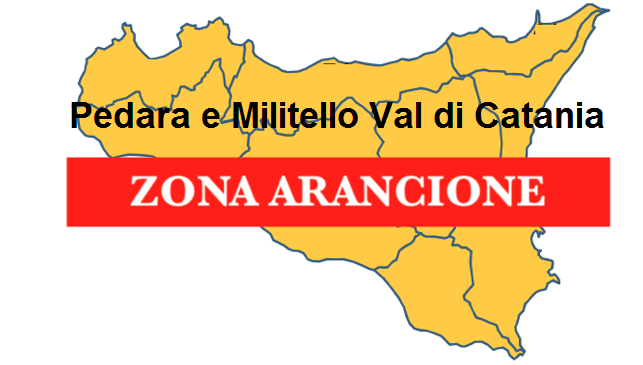 Sicilia- Covid: due comuni Pedara e Militello Val di Catania , in ‘zona arancione’
