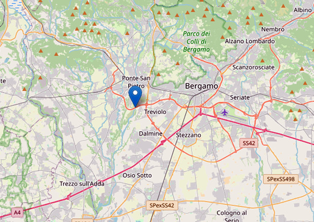 Terremoto – Scossa di 4.4 a Bergamo  sentita in tutta la Lombardia