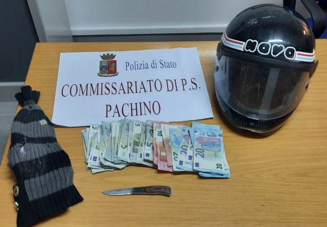 Pachino: Uomo rapina centro scommesse – arrestato