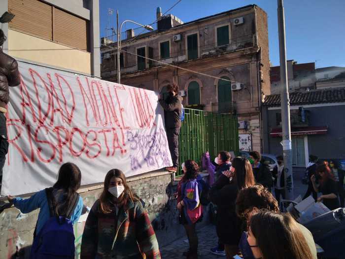 Catania: studenti in protesta contro la Dad