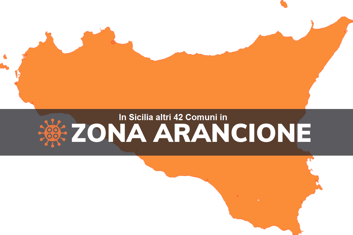 Covid – In Sicilia altri 42 Comuni in “zona arancione”