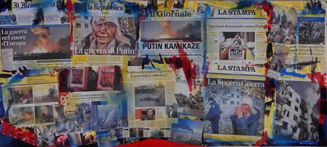 Russia e Ucraina: così Guadagnuolo racconta la guerra attraverso la sua arte