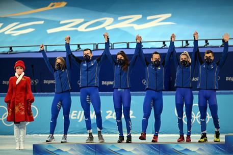 Pechino 2022 – Short track, Italia d’argento Nella staffetta mista