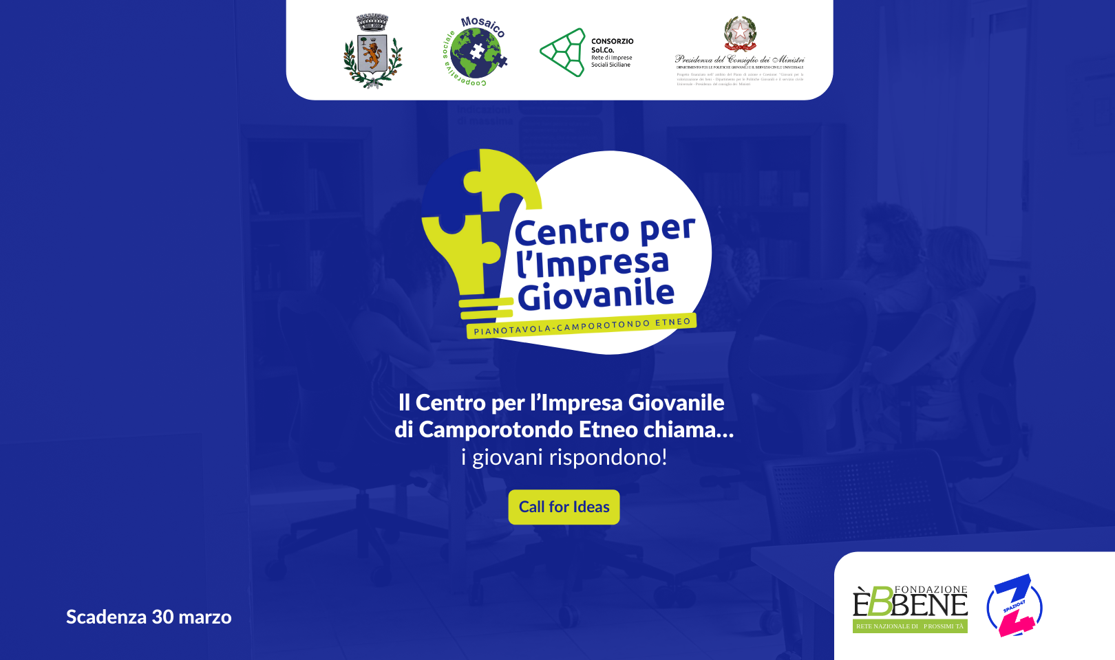 Giovani, Sud e nuove energie da mettere in campo: La call for ideas lanciata ai giovani dal Centro per l’Impresa Giovanile di Camporotondo Etneo