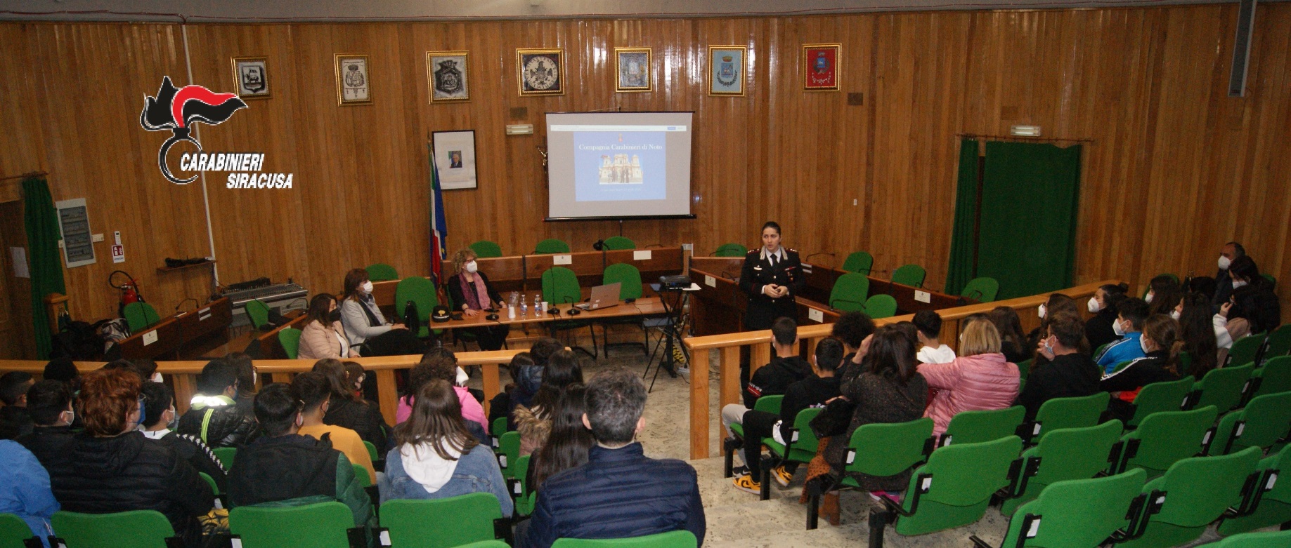 Canicattini Bagni: i Carabinieri incontrano i ragazzi delle scuole