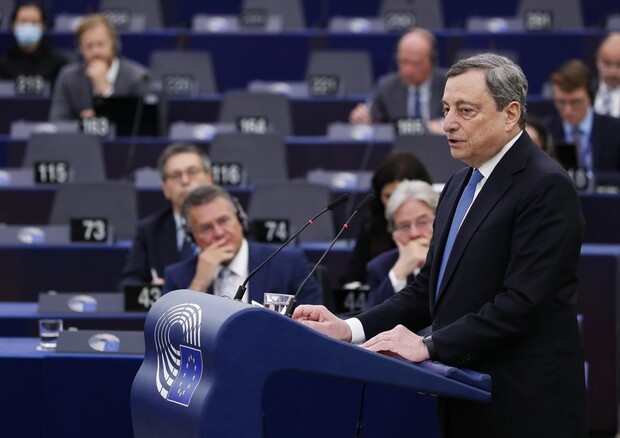 Il Presidente Draghi interviene al Parlamento europeo a Strasburgo