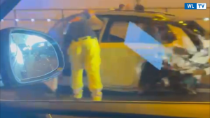 Augusta, incidente in galleria: feriti i conducenti di due auto.