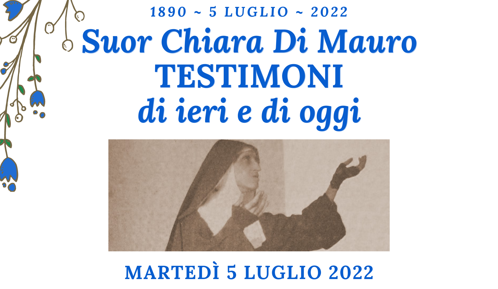 Siracusa – “Suor Chiara Di Mauro: testimoni di ieri e di oggi”