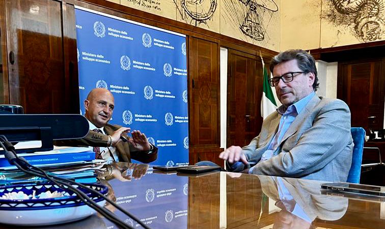Petrolchimico Siracusa, Turano incontra Giorgetti: «Positiva sinergia con Mise per trovare soluzioni»