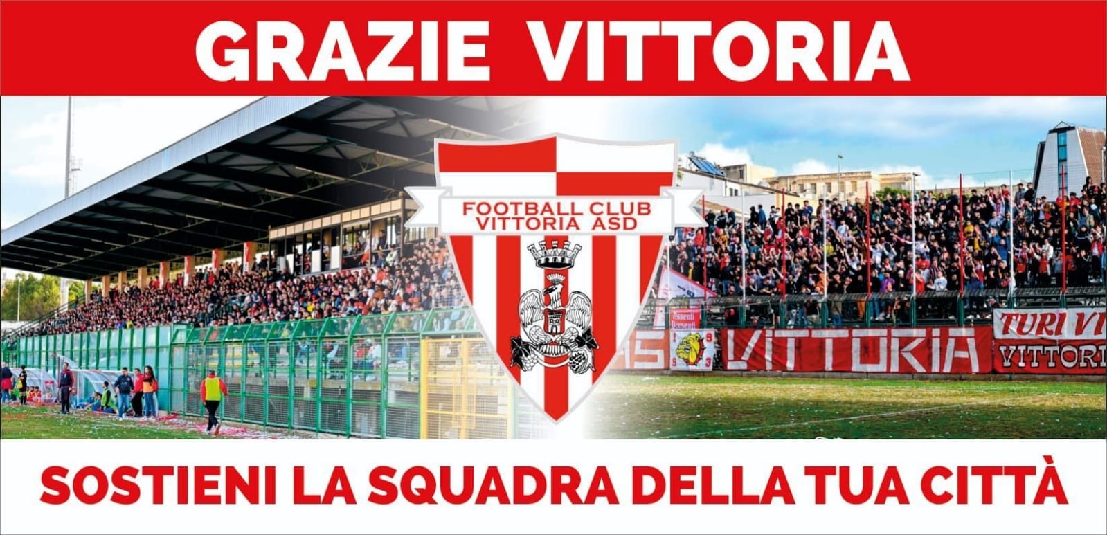 Vittoria: grande entusiasmo in città per l’apertura dello stadio ‘Gianni Cosimo’