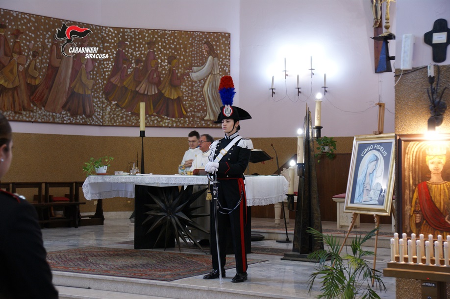 Siracusa: i carabinieri celebrano la “Virgo fidelis”