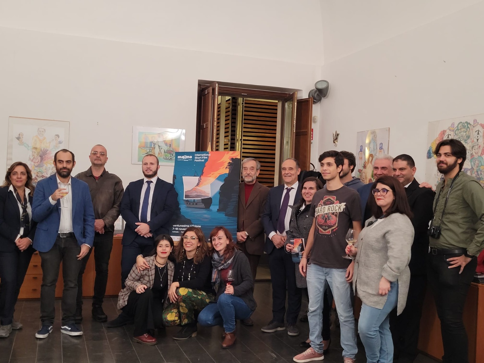 Magma (mostra di cinema breve) evento con associazione italiana sommellier