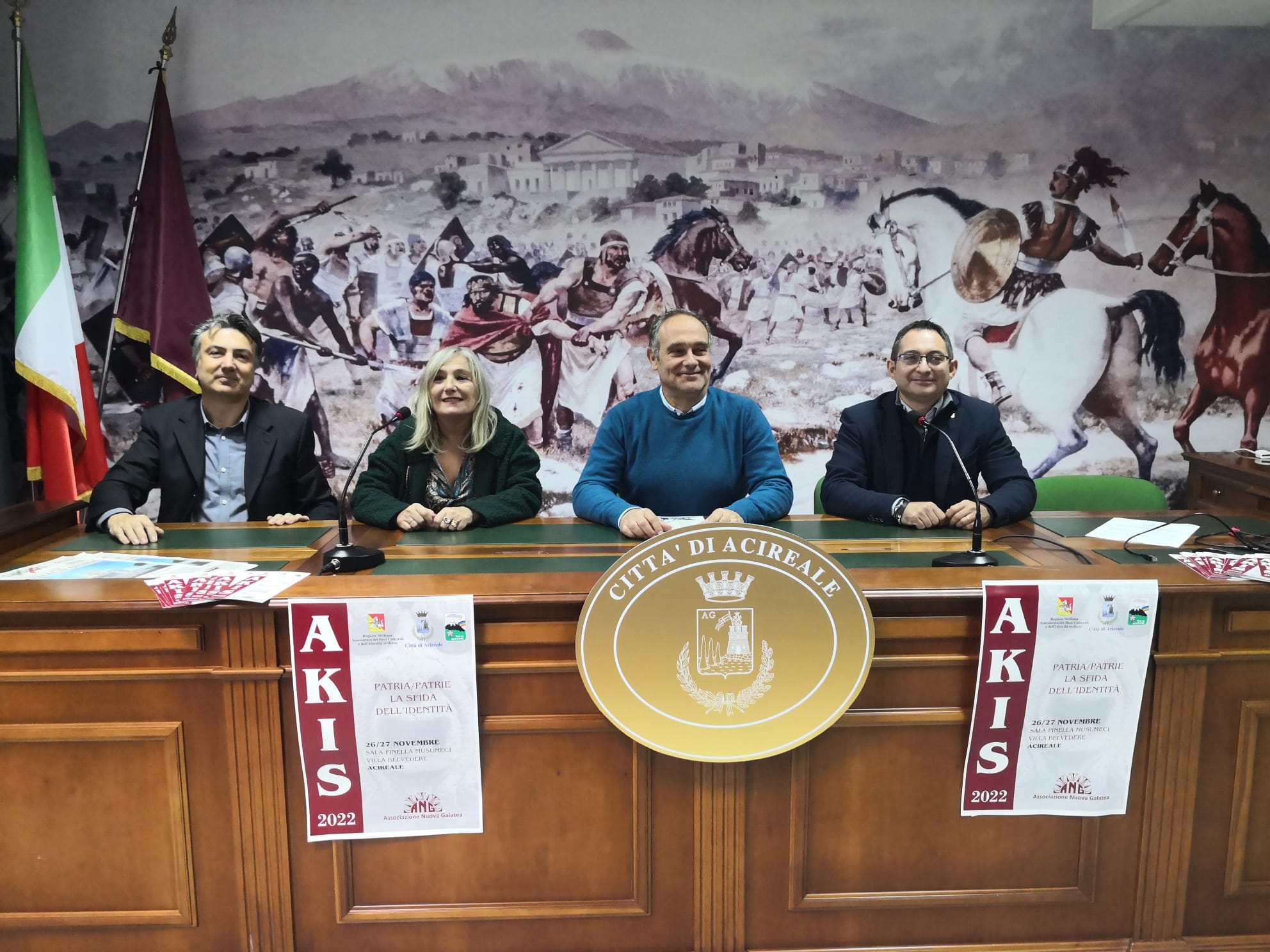 Ad Acireale “Akis. Patria/Patrie. La sfida dell’identità” – iniziativa promossa dall’associazione Nuova Galatea