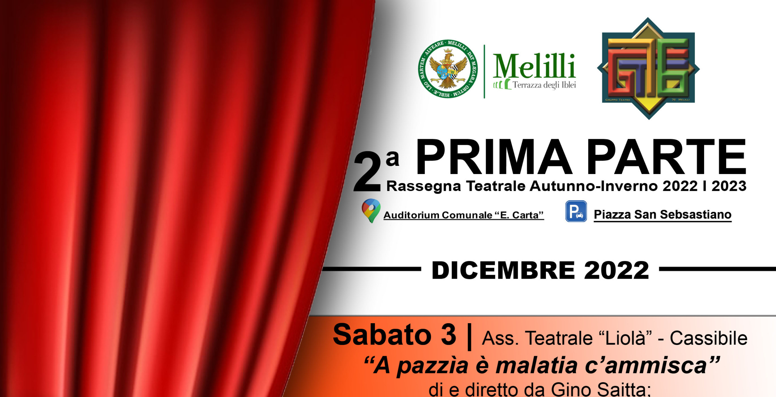 Melilli, presentato il cartellone della seconda rassegna teatrale invernale